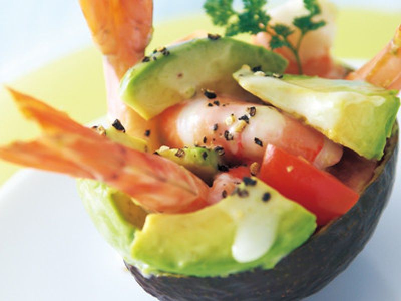 えびとアボカドのサラダ｜COCORO KITCHEN：シャープ