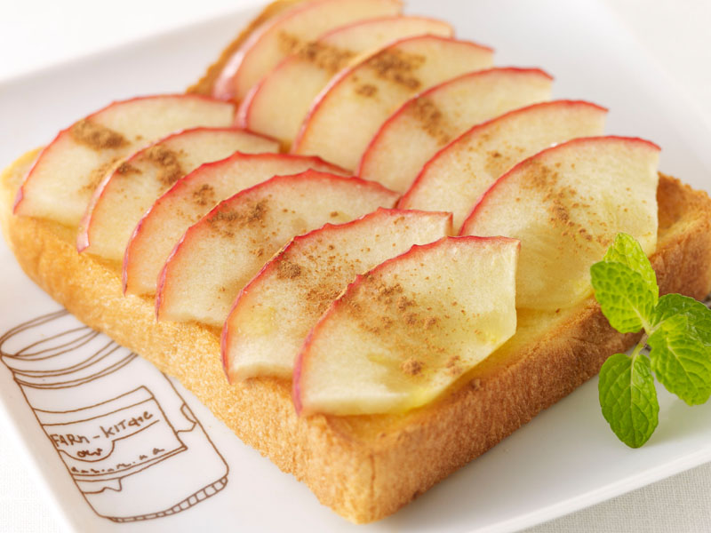 りんごトースト｜COCORO KITCHEN：シャープ