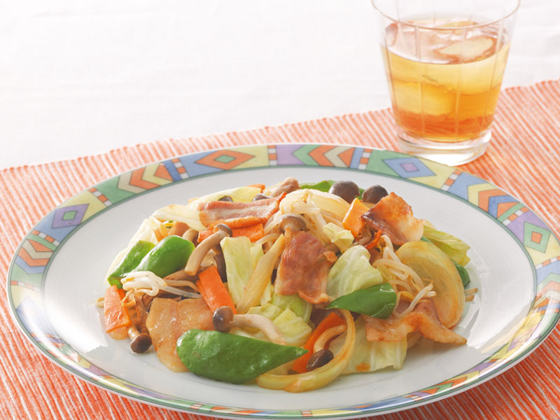 野菜炒め｜COCORO KITCHEN：シャープ