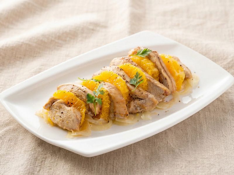 鶏むね肉のホイル焼きオレンジ風味｜COCORO KITCHEN：シャープ