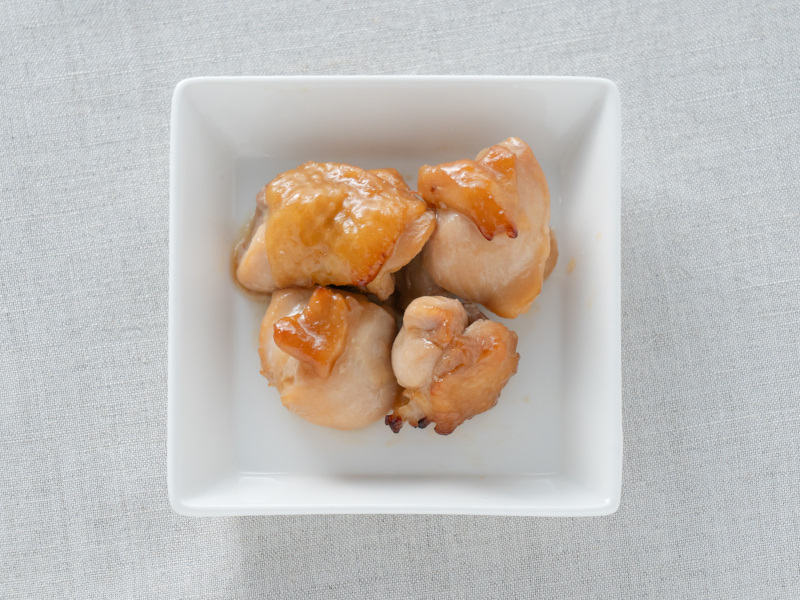 ひとくち鶏の照り焼き｜COCORO KITCHEN：シャープ